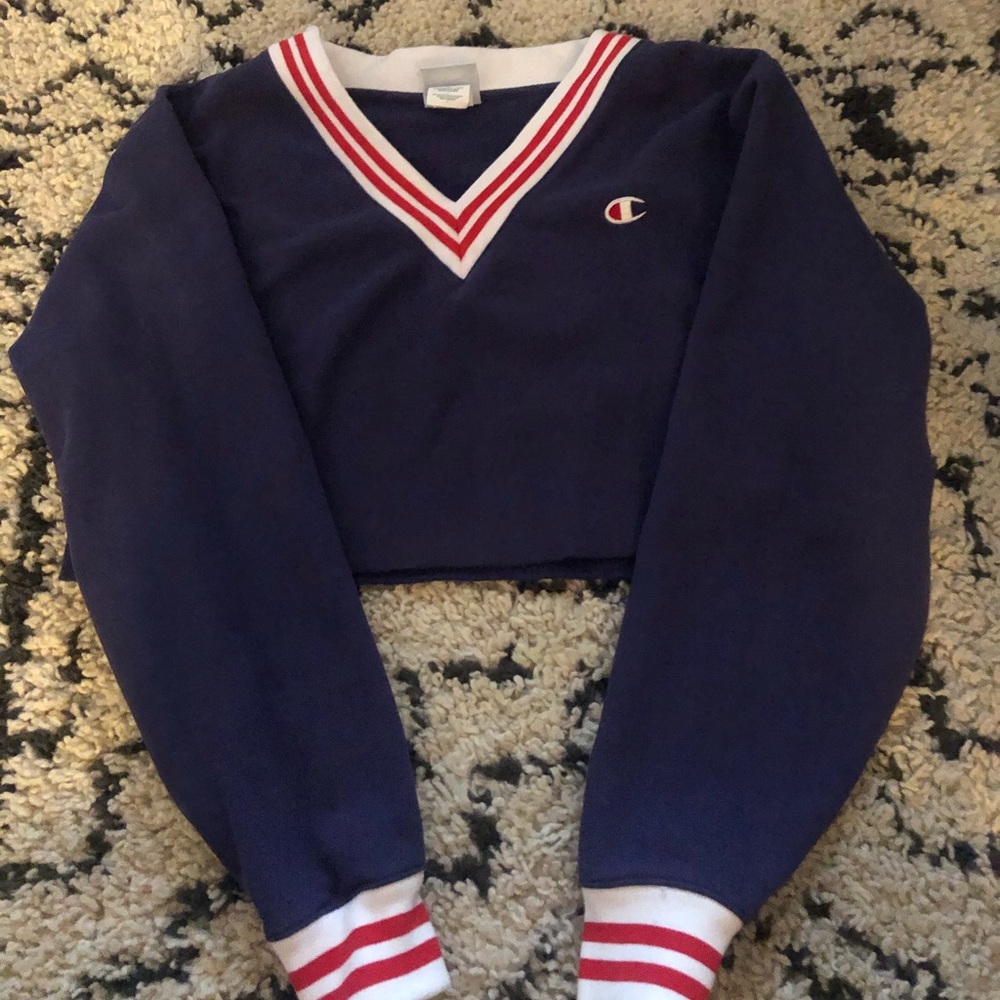 Cropped Champion Hoodie Worn Once